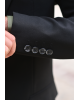 Κοστούμι Black Papigion μαύρο SLIM FIT