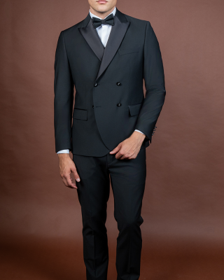 Κοστούμι 19V69 Italia Versace Abbigliamento Roma μαύρο