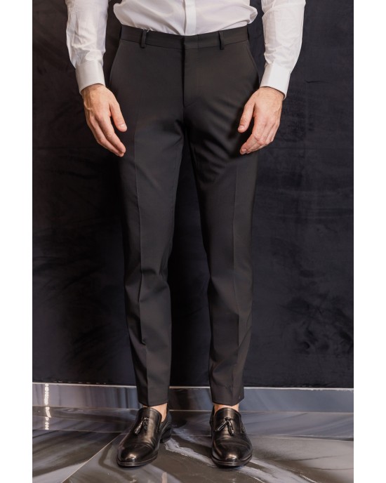 Κοστούμι Michael Kors Tuxedo Peak μαύρο SLIM FIT