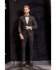 Κοστούμι Michael Kors Tuxedo Peak μαύρο SLIM FIT