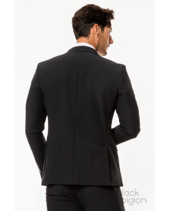 Κοστούμι Vittorio Azzuro μαύρο SLIM FIT