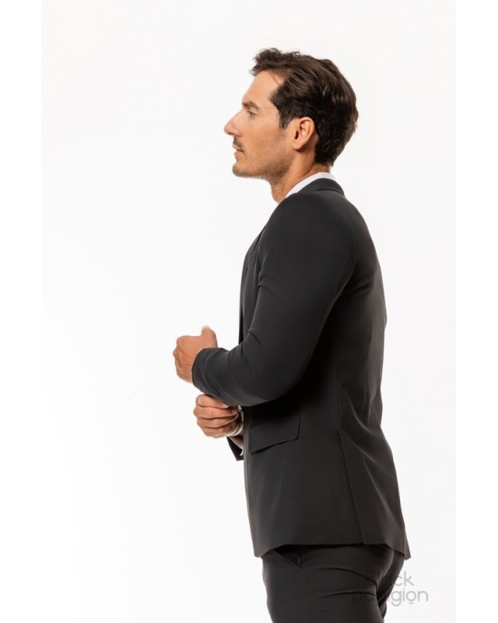 Κοστούμι Vittorio Azzuro μαύρο SLIM FIT