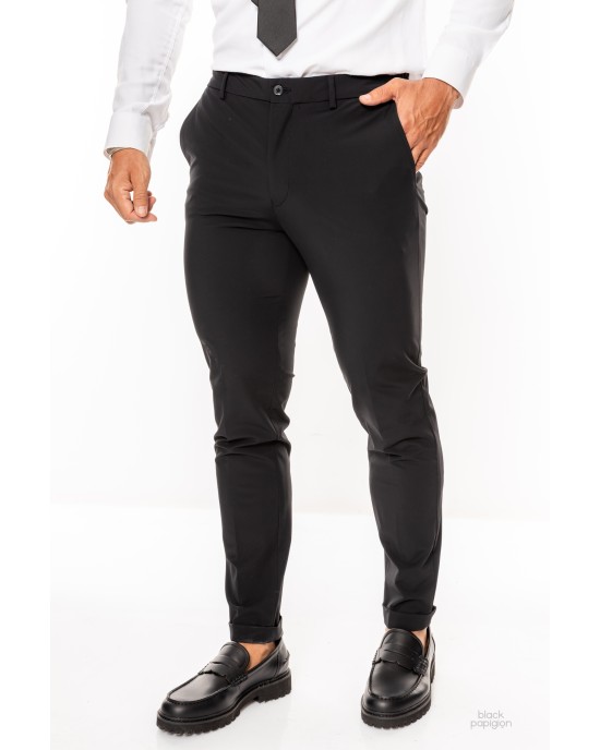 Κοστούμι Vittorio Azzuro μαύρο SLIM FIT