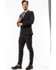Κοστούμι Vittorio Azzuro μαύρο SLIM FIT