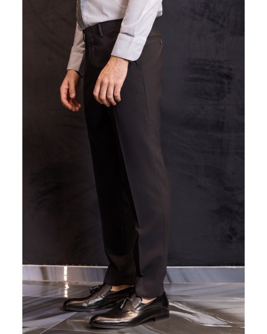 Κοστούμι Michael Kors Wool Blend μαύρο SLIM FIT