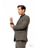 Κοστούμι Vittorio Azzuro λαδί SLIM FIT