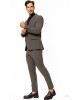 Κοστούμι Vittorio Azzuro λαδί SLIM FIT