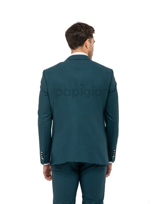 Κοστούμι 19V69 Italia Versace Abbigliamento πετρόλ SLIM FIT