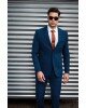 Κοστούμι Italian Job πετρόλ SLIM FIT