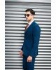 Κοστούμι Italian Job πετρόλ SLIM FIT
