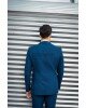 Κοστούμι Italian Job πετρόλ SLIM FIT