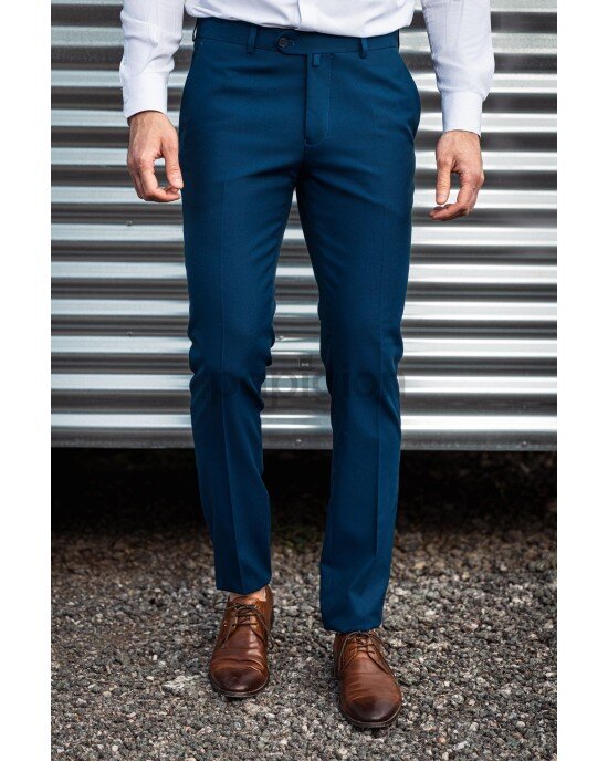 Κοστούμι Italian Job πετρόλ SLIM FIT