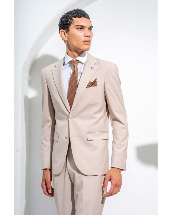 Κοστούμι Vittorio Dolce εκρού SLIM FIT