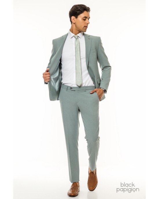 Κοστούμι Artisti Italiani μέντα SLIM FIT