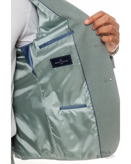Κοστούμι Artisti Italiani μέντα SLIM FIT