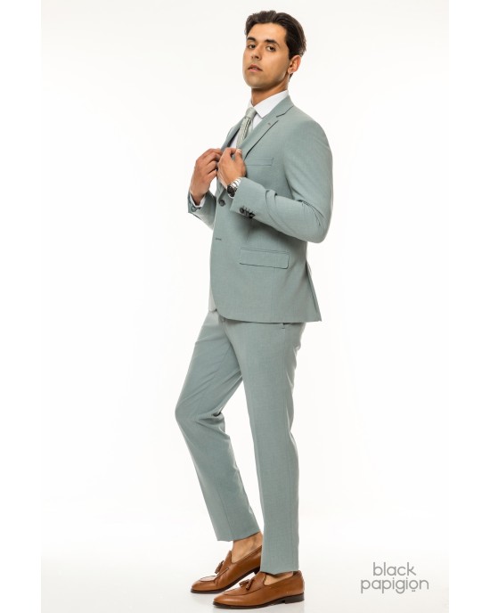 Κοστούμι Artisti Italiani μέντα SLIM FIT