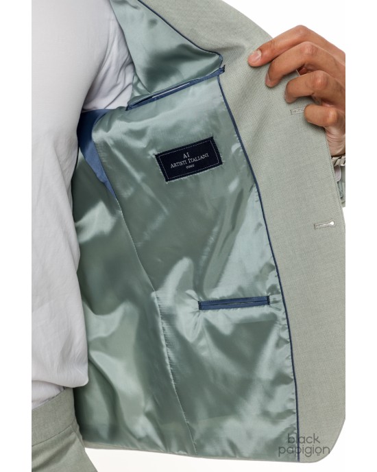 Κοστούμι Artisti Italiani μέντα SLIM FIT