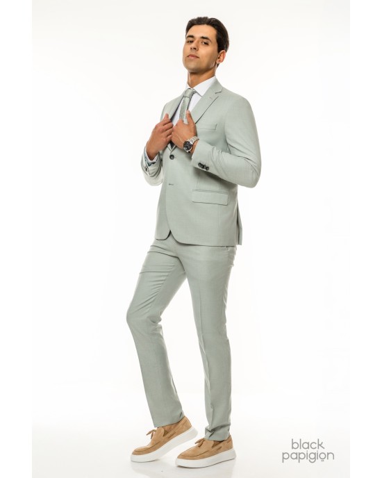 Κοστούμι Artisti Italiani μέντα SLIM FIT
