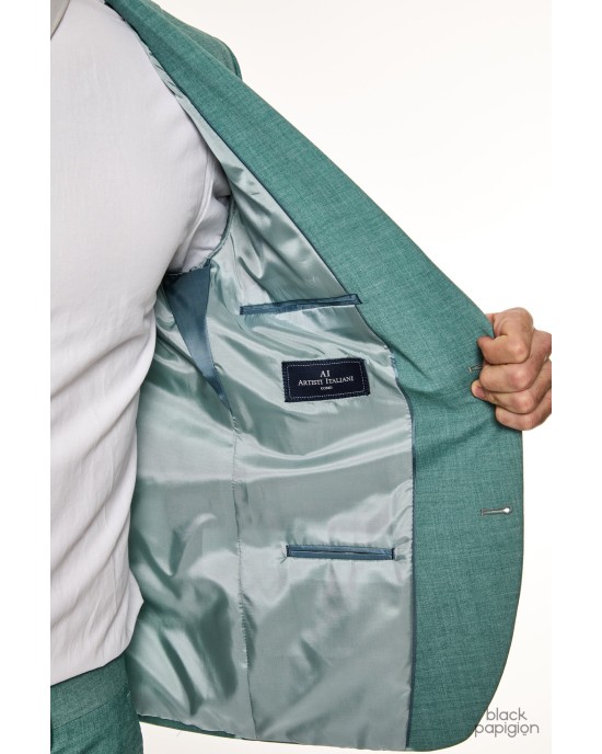 Κοστούμι Artisti Italiani μέντα SLIM FIT