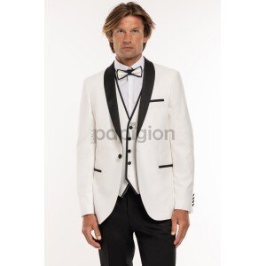 Κοστούμι Vittorio Smokin άσπρο Κοστούμι Vittorio Smokin άσπρο