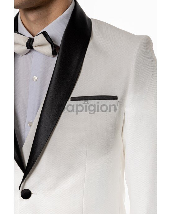Κοστούμι Dezign άσπρο SLIM FIT