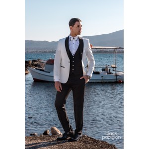 Κοστούμι 19V69 Italia Versace Abbigliamento Perotti άσπρο Κοστούμι 19V69 Italia Versace Abbigliamento Perotti άσπρο