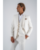 Κοστούμι Black Papigion Mandova λεύκο SLIM FIT