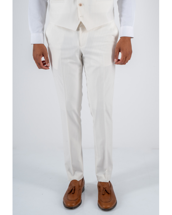 Κοστούμι Black Papigion Mandova λεύκο SLIM FIT