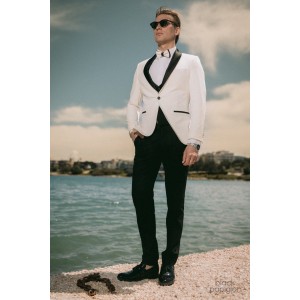 Κοστούμι 19V69 Italia Versace Abbigliamento Bruno Rolex άσπρο