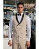 Κοστούμι 19V69 Italia Versace Abbigliamento μπεζ Κοστούμι 19V69 Italia Versace Abbigliamento μπεζ