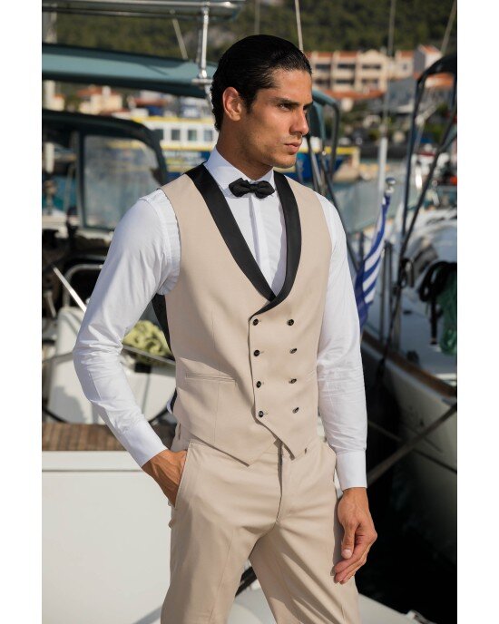 Κοστούμι 19V69 Italia Versace Abbigliamento μπεζ Κοστούμι 19V69 Italia Versace Abbigliamento μπεζ