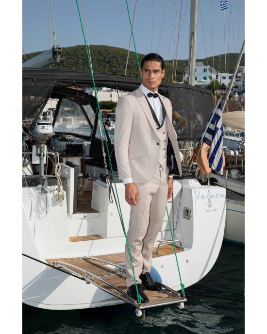 Κοστούμι 19V69 Italia Versace Abbigliamento μπεζ Κοστούμι 19V69 Italia Versace Abbigliamento μπεζ