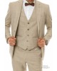 Κοστούμι Artisti Italiani μπεζ SLIM FIT