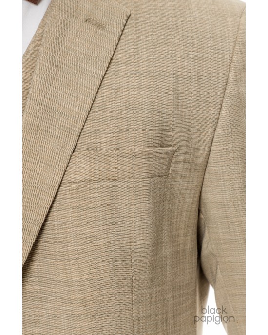 Κοστούμι Artisti Italiani μπεζ SLIM FIT