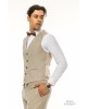 Κοστούμι Artisti Italiani μπεζ SLIM FIT
