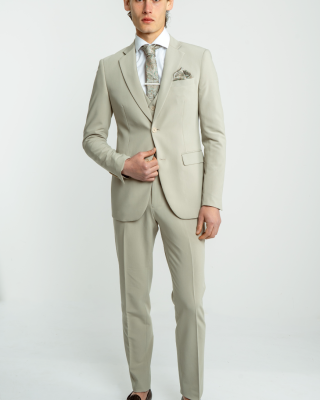 Κοστούμι Lexton μπεζ