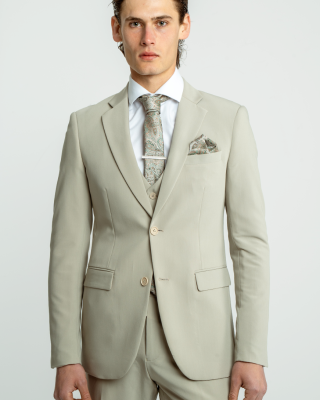 Κοστούμι Lexton μπεζ