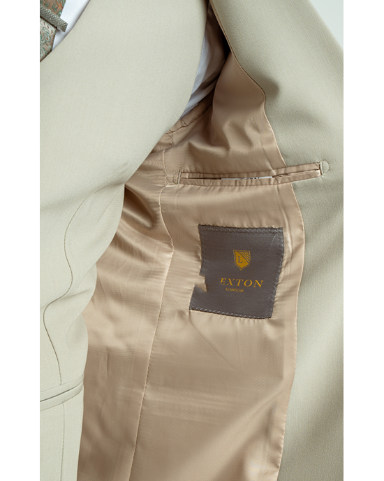 Κοστούμι Lexton μπεζ SLIM FIT