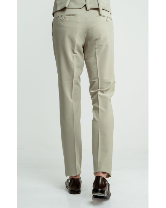 Κοστούμι Lexton μπεζ SLIM FIT