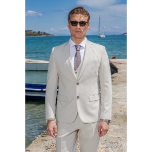 Κοστούμι 19V69 Italia Versace Abbigliamento Galileo μπεζ