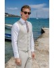 Κοστούμι 19V69 Italia Versace Abbigliamento Galileo μπεζ SLIM FIT