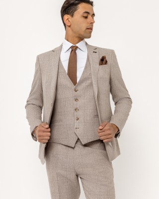 Κοστούμι Black Papigion Nocera μπεζ