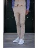 Κοστούμι Vittorio Ponte μπεζ SLIM FIT
