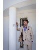 Κοστούμι Vittorio Ponte μπεζ SLIM FIT