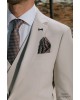 Κοστούμι Black Papigion μπεζ SLIM FIT