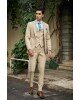 Κοστούμι Dezign μπεζ SLIM FIT Κοστούμι Dezign μπεζ SLIM FIT
