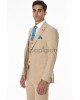 Κοστούμι Dezign μπεζ SLIM FIT Κοστούμι Dezign μπεζ SLIM FIT