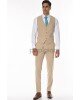 Κοστούμι Dezign μπεζ SLIM FIT Κοστούμι Dezign μπεζ SLIM FIT