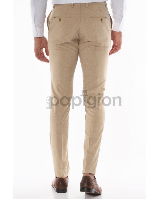 Κοστούμι Dezign μπεζ SLIM FIT Κοστούμι Dezign μπεζ SLIM FIT