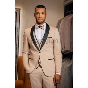 Κοστούμι Vittorio Smokin μπεζ Κοστούμι Vittorio Smokin μπεζ